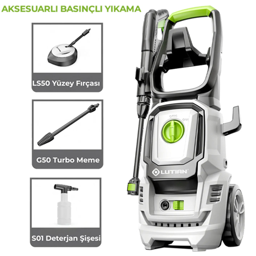Lutian LT0407G 150 Bar Basınçlı Yıkama Makinesi